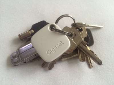 G-Tag Schlüsselfinder an einem Schlüsselbund